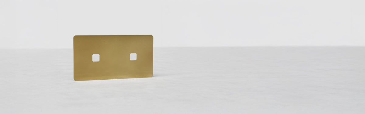 Grove – antique brass front plates