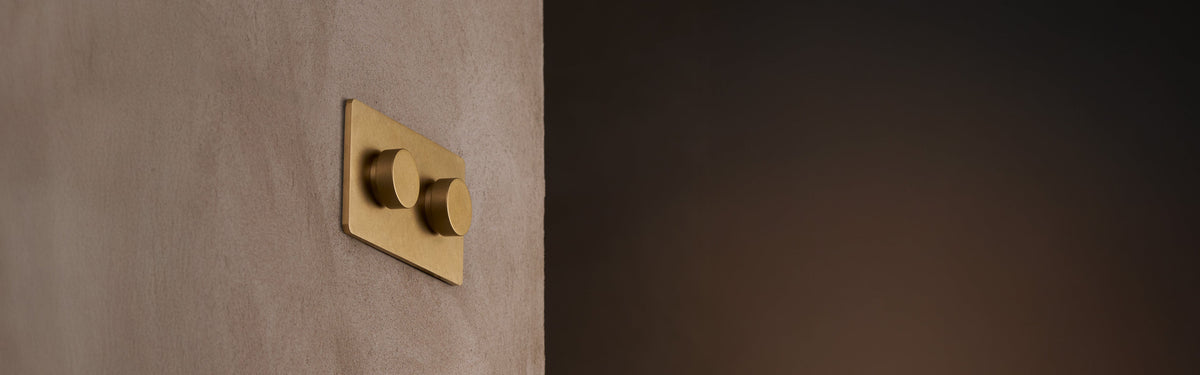 Grove – antique brass switches & sockets