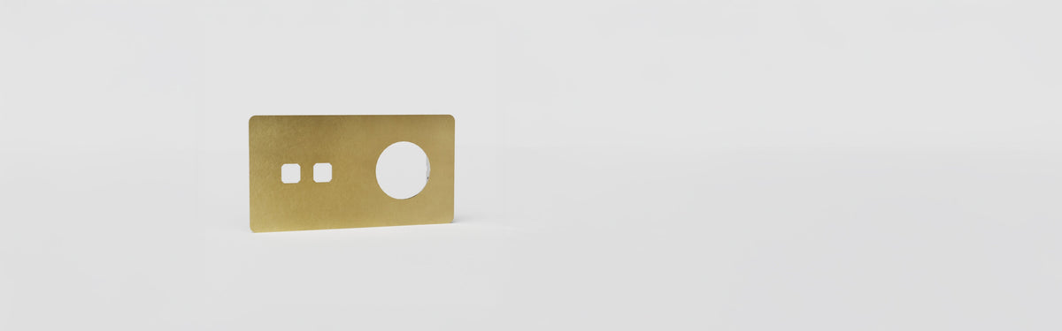 Kew – antique brass front plates
