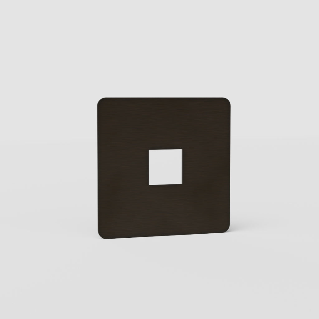Kew Single Keystone Module Plate Bronze | Components | Sockets & Modules